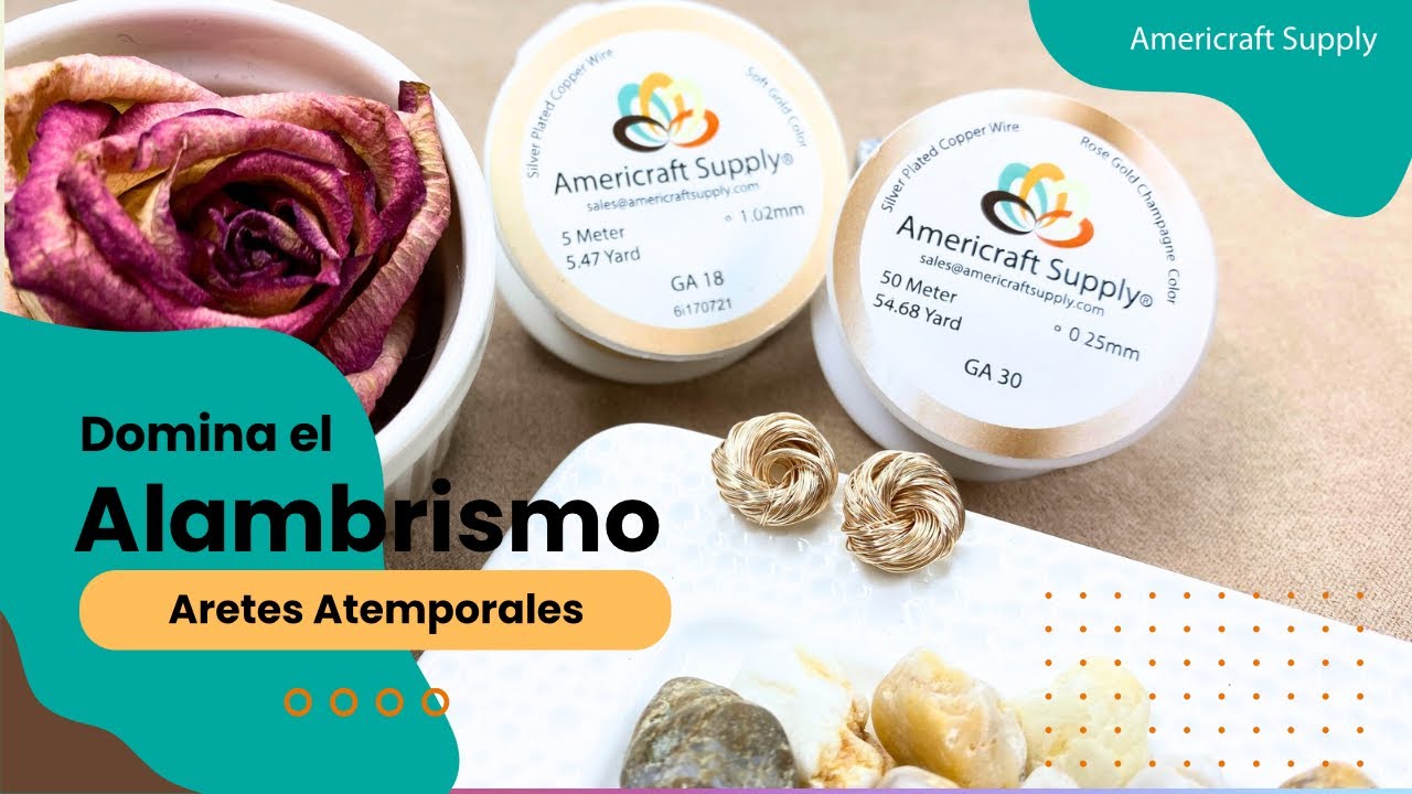 Rosetones en alambrismo.