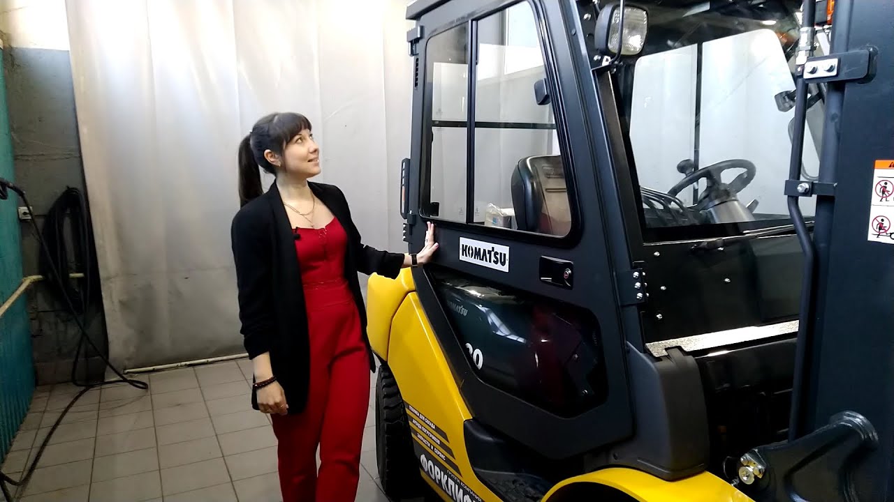 Обзор новой теплой кабины для погрузчиков Komatsu