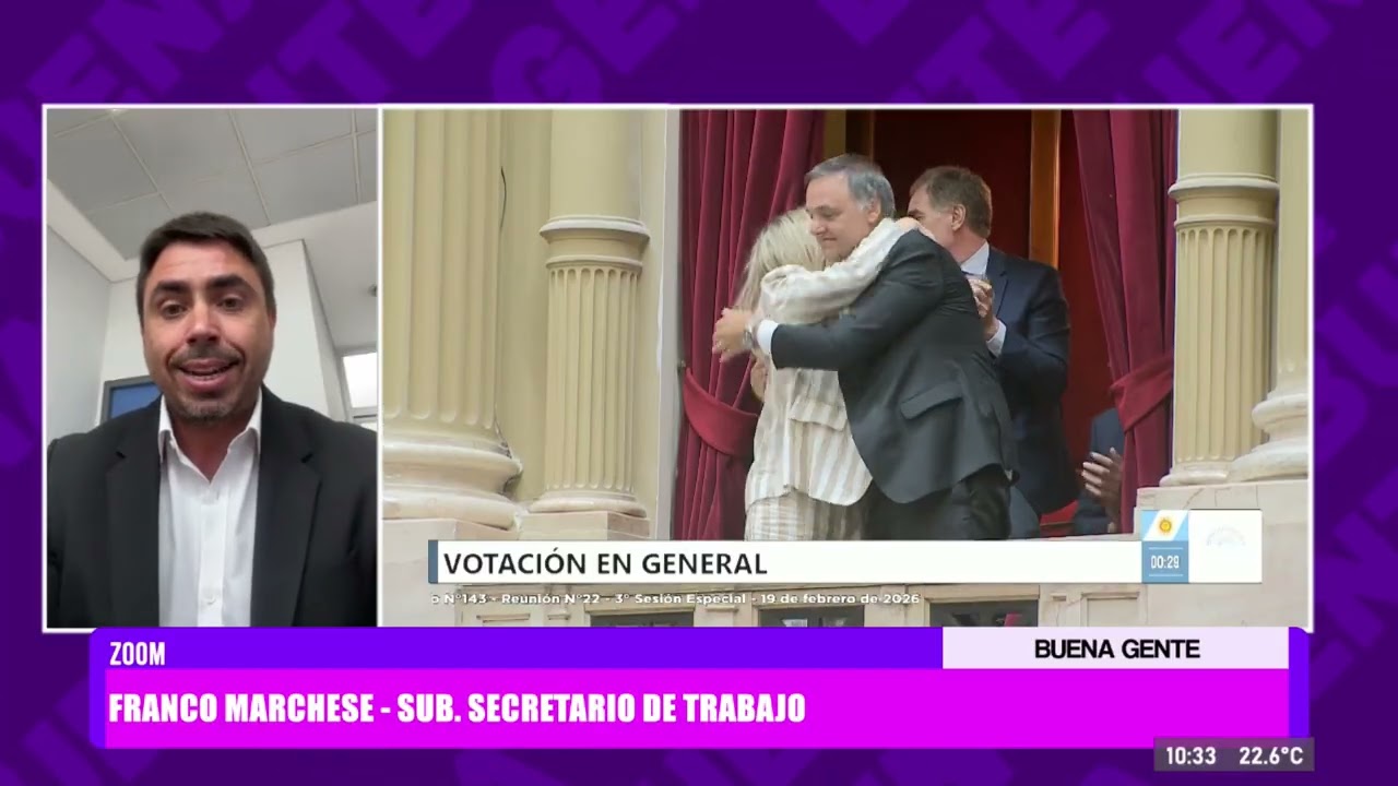 #buenagente |  El Subsecretario de trabajo de San Juan defendió la reforma laboral
