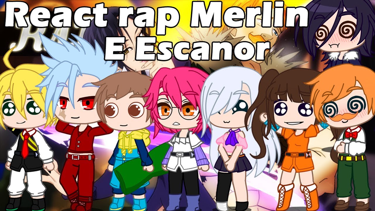 7 Pecados + Elizabeth reagindo ao Rap Merlin e Escanor
