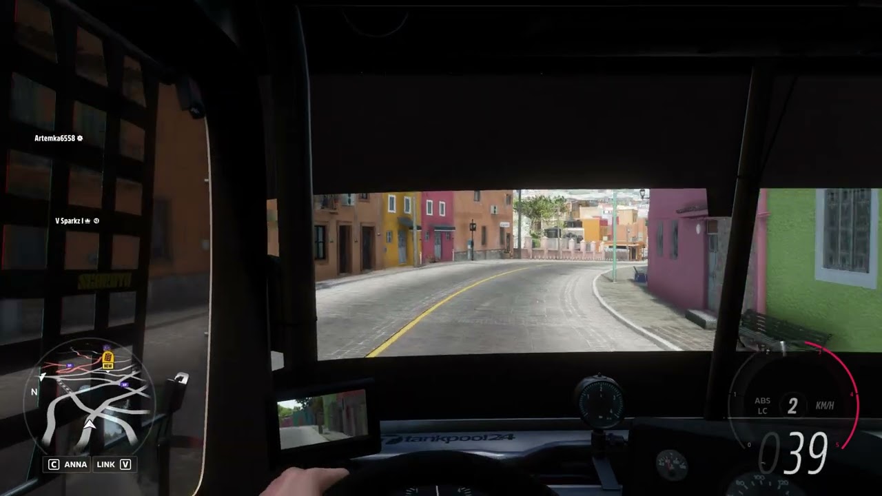 Forza Horizon 5 als Busfahrer im LKW