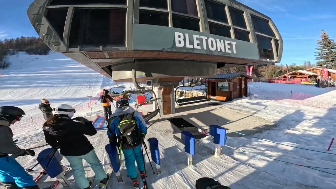 Serre chevalier télésiège Blétonet