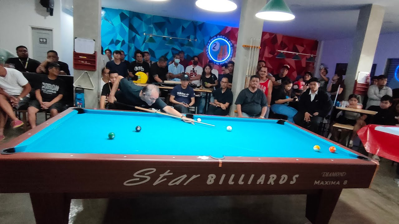 2|3 EFREN BATA REYES VS FRANCIS LOMPERO RACE 18 PAREHAS @2 Bottles Billiards & RestoBar Taytay Rizal