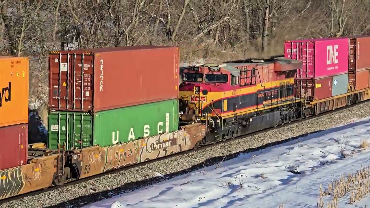 CPKC 149 West at Reeseville Wisconsin. 
