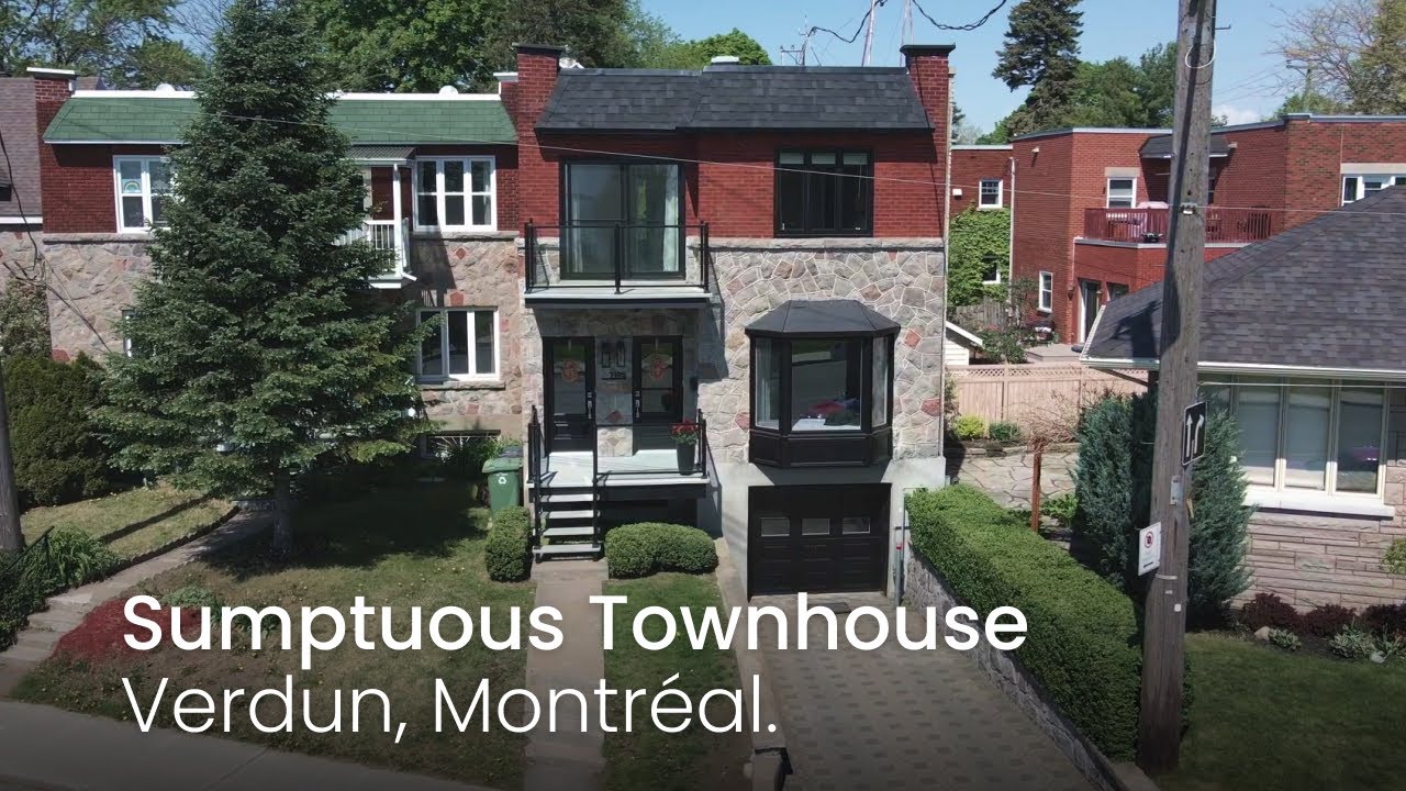 Sumptuous townhouse in Verdun, Montréal, Canada - Pix House Tours