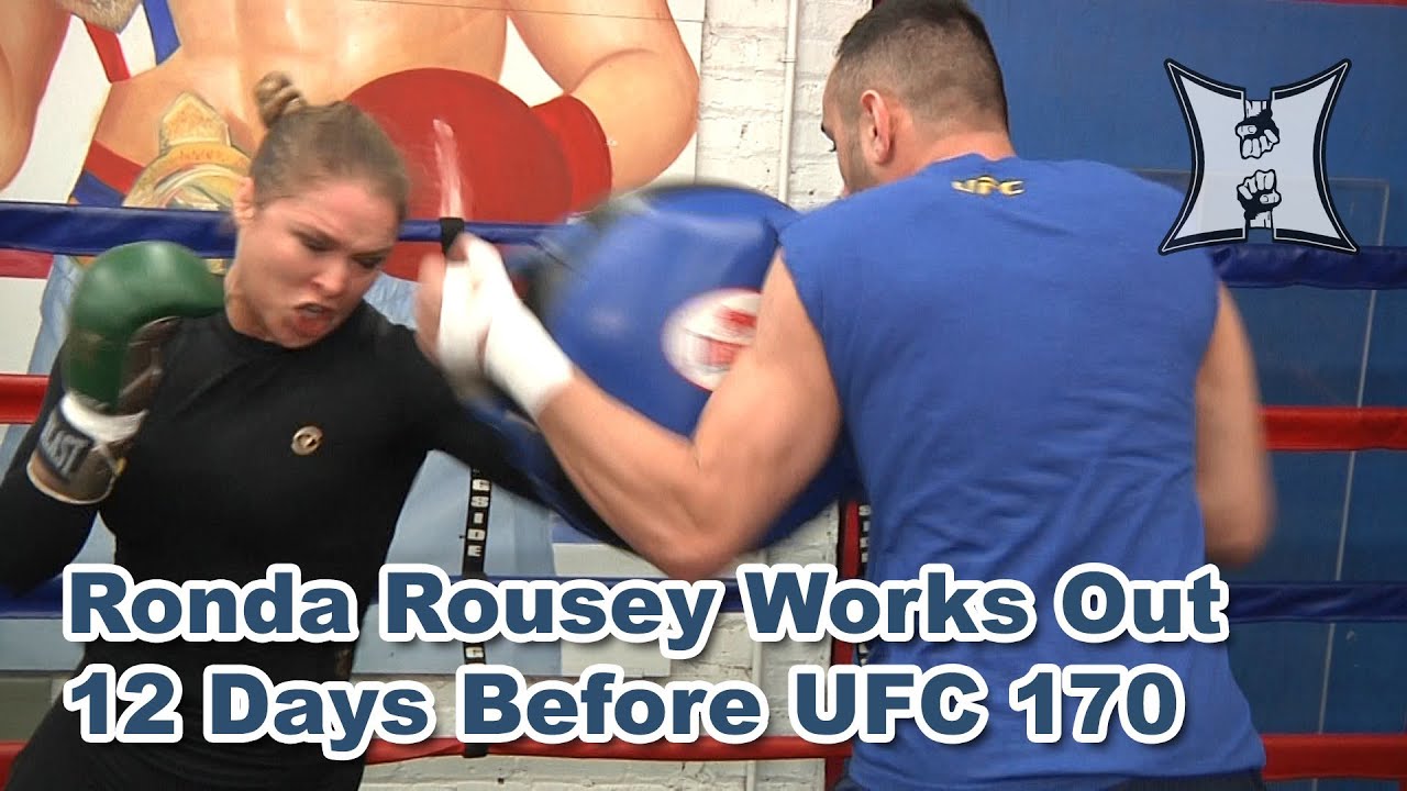 UFC Champ Ronda Rousey Works Out 12 Days Before Fighting McMann at UFC 170