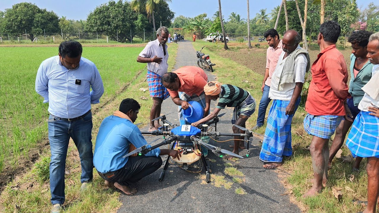 Garuda Aerospace Drone Sprayer | Farmer Feedback Sakkaramallur Village | Harvel