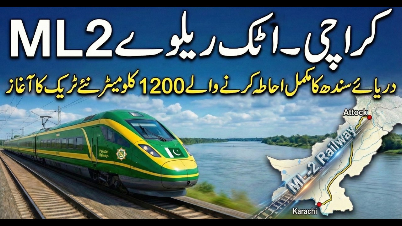 ML-2 Railway Project | Pakistan's $2 Billion 1,250km Dedicated Freight Corridor | Sun Lo