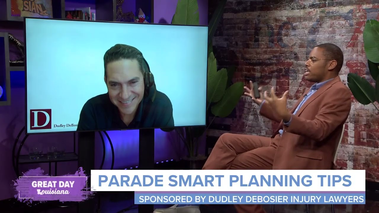Chad Dudley of Dudley Debosier Helps Us Prepare For Parades!