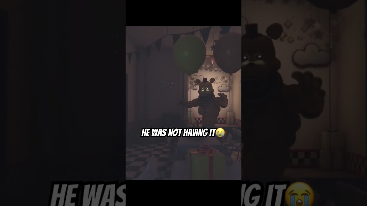 Don&rsquo;t Touch Lil Bro&hellip; #fnaf #fivenightsatfreddys #jumpscare #freddyfazbear