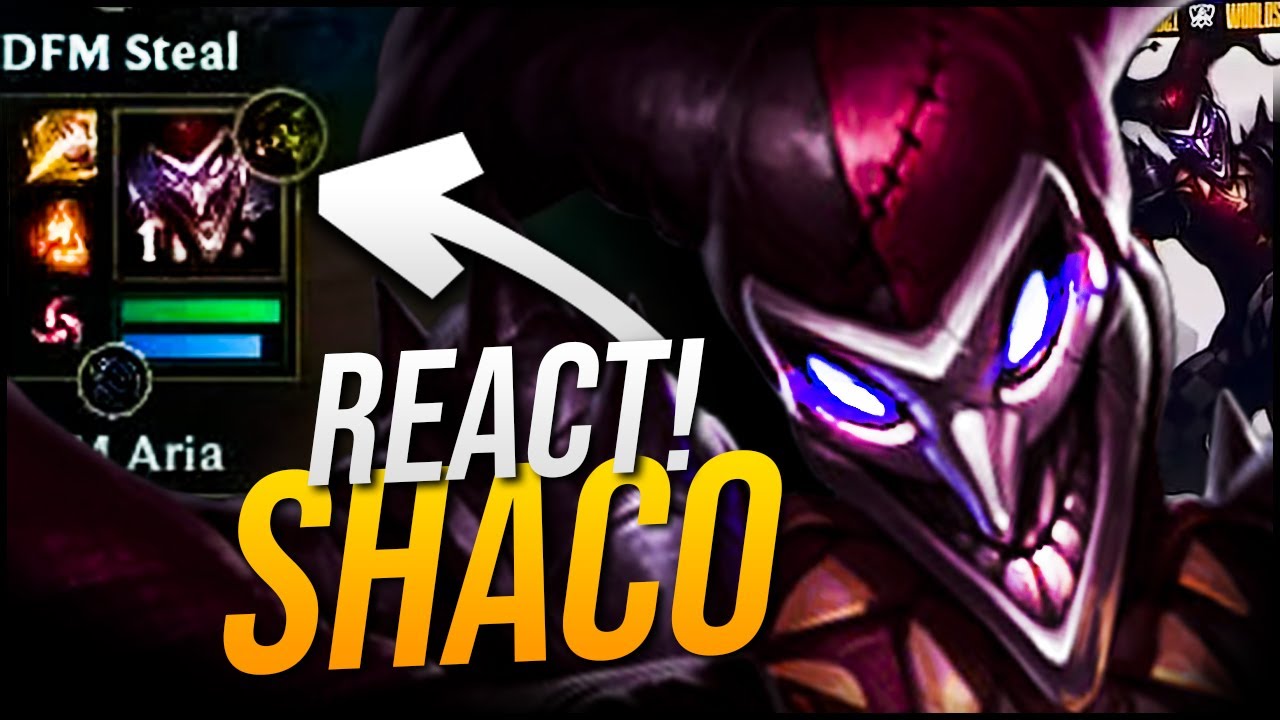 REAGI AO SHACO DO MUNDIAL CONTRA A SKT DO FAKER!