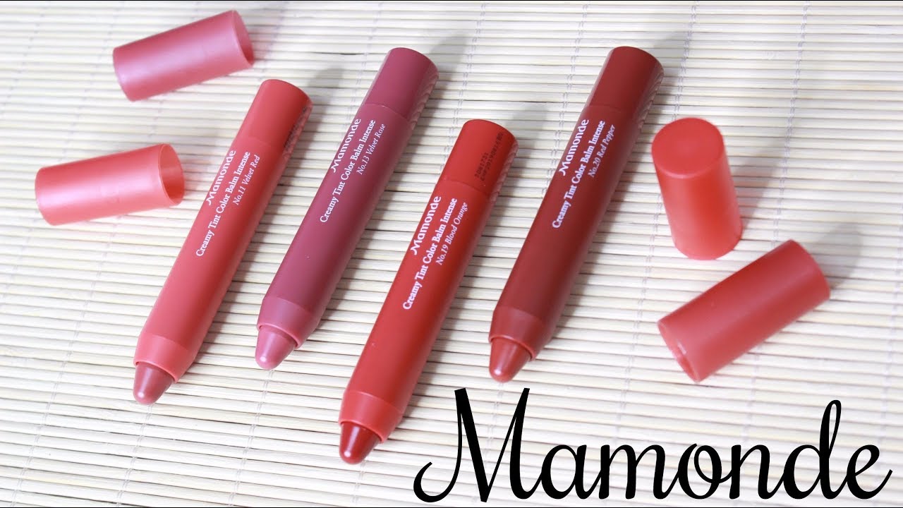 BIYW Review Chapter: #38 MAMONDE CREAMY TINT COLOR BALM INTENSE SWATCH & REVIEW