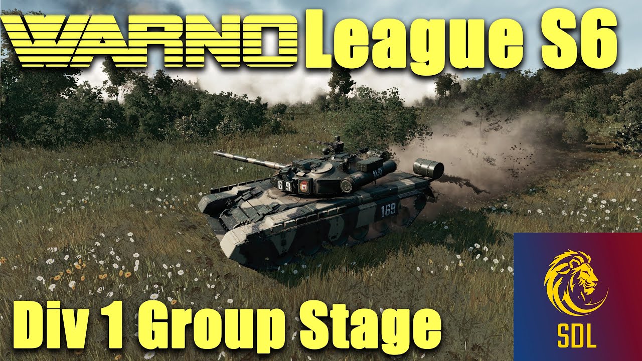 WARNO League Season 6! Division 1 Group stage Action, Tmanplays, PastalaVista and co.!