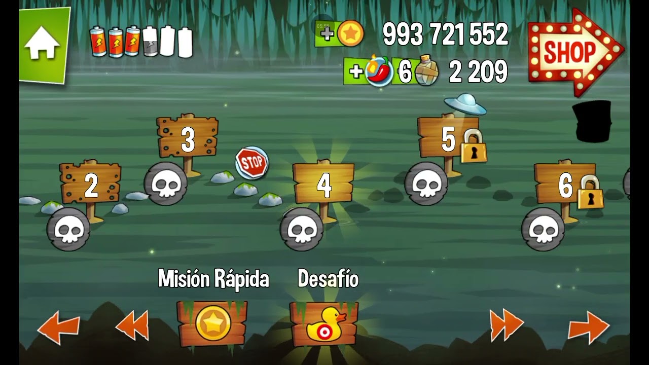 Jugando Swamp Attack para no aburrirme XD