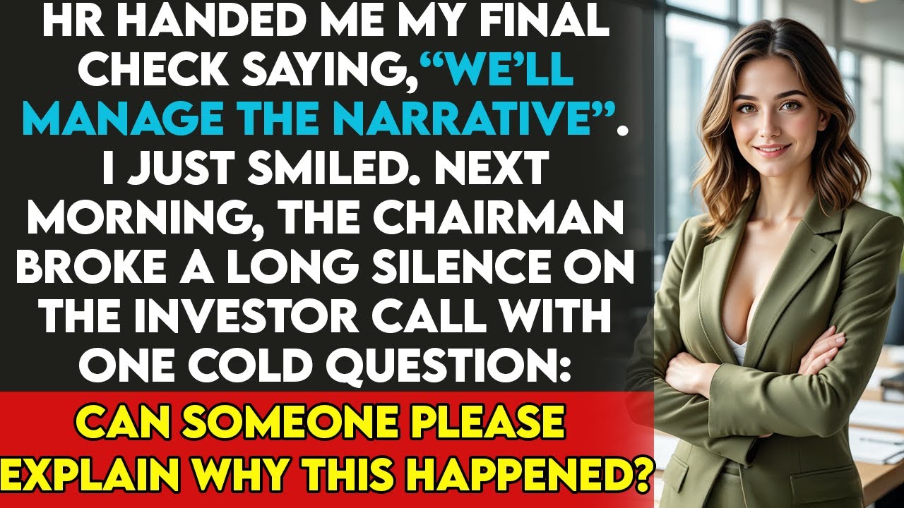 My Boss Said He Would Control The Story. I Controlled His Downfall...
