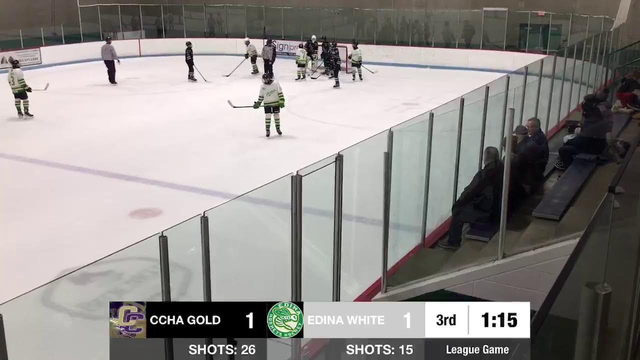 CCHA Bantam GOLD VS. EDINA WHITE