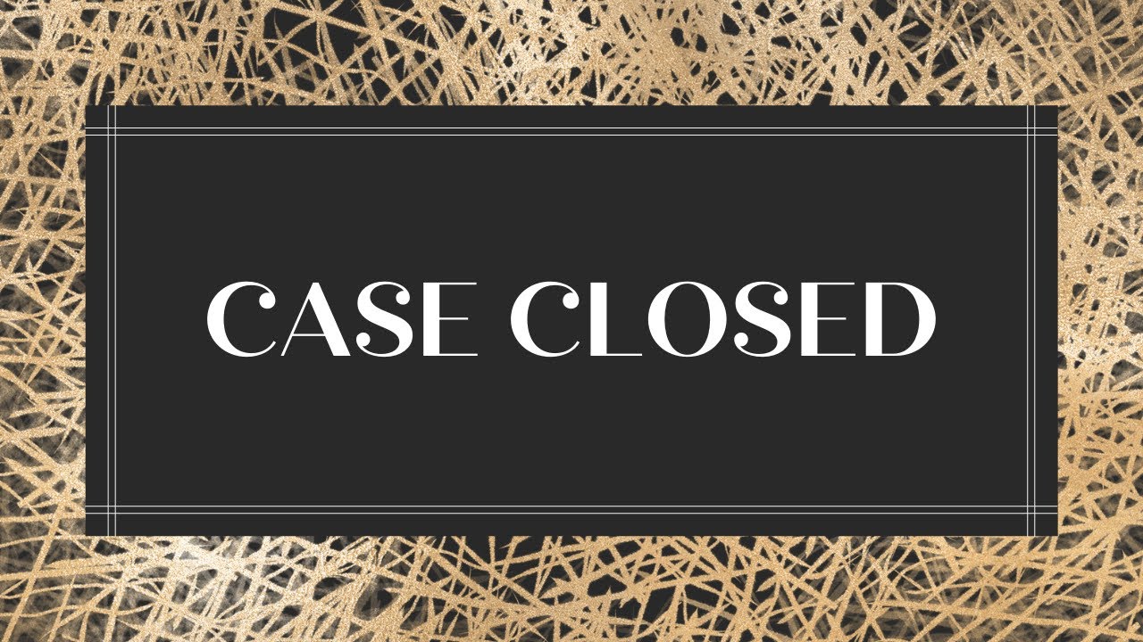 Case Closed! Restoration is Coming! 🥳🙌🏾