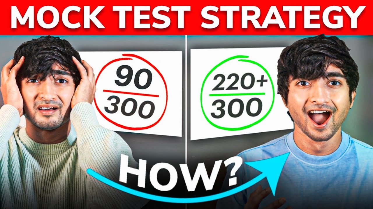 BEST Mock Test Strategy for JEE Mains 2024 #mocktest #jee