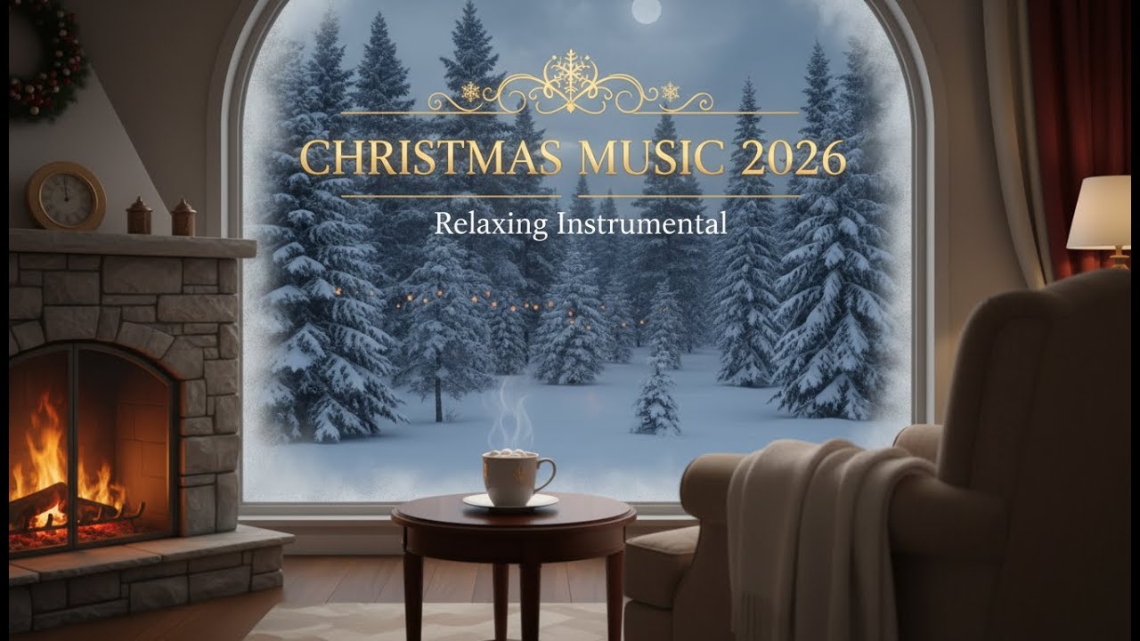 🎄La Mejor Música de Navidad Instrumental 2025 2026 | Ambiente de Chimenea y Piano Relajante