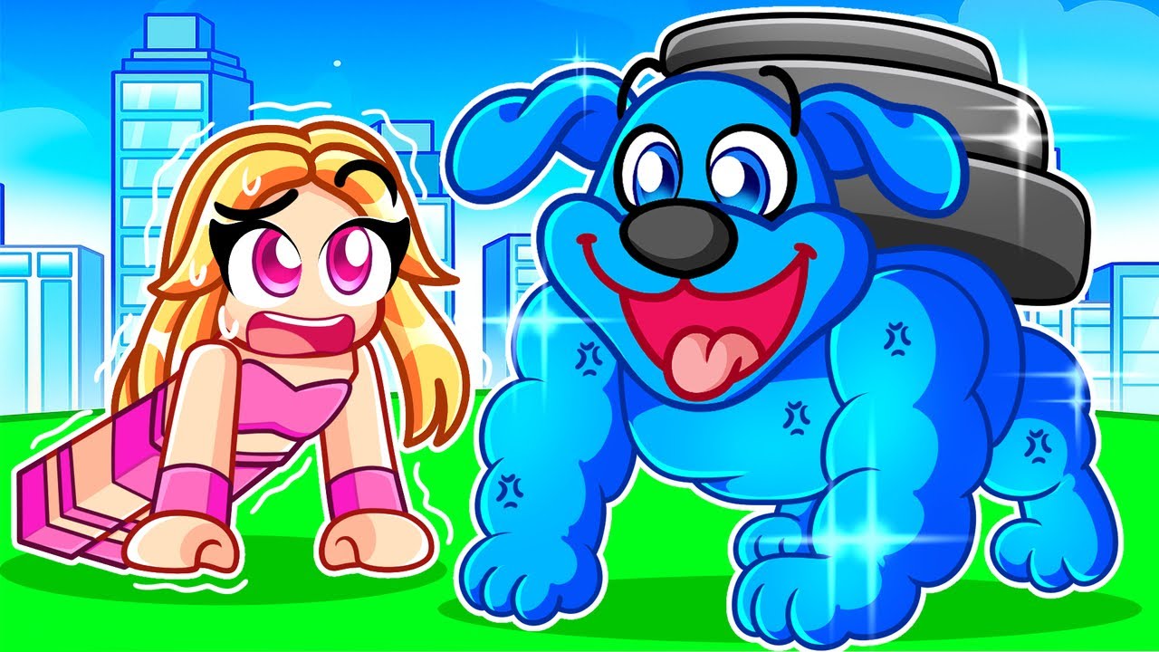 ZOSTAŁEM NAJLSILNIEJSZYM PSEM z SZALONYMI FANKAMI... w Roblox!