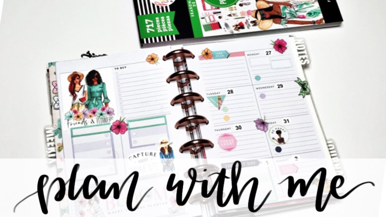 PLAN WITH ME Mini Happy Planner Dashboard: May 27 - June 2, 2019