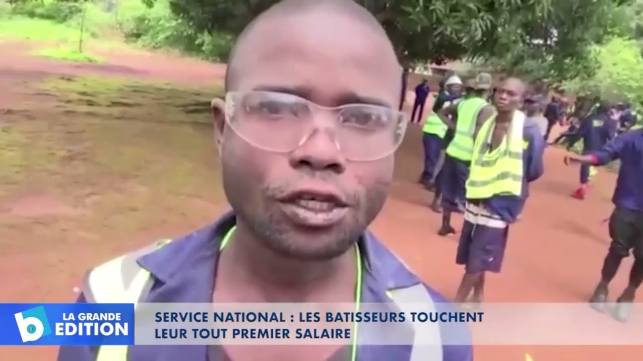 Service National: Les bâtisseurs touchent leur tout premier salaire
