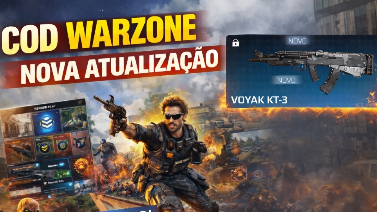 LIBERANDO A VOYAK KT-3 - NOVO META? Call of Duty Warzone !comandos