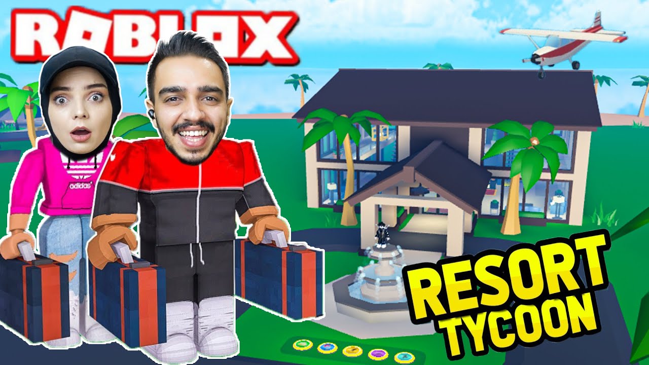 CANLAR İ&Ccedil;İN TATİL K&Ouml;Y&Uuml; 🏝️ Roblox Tropical Resort Tycoon