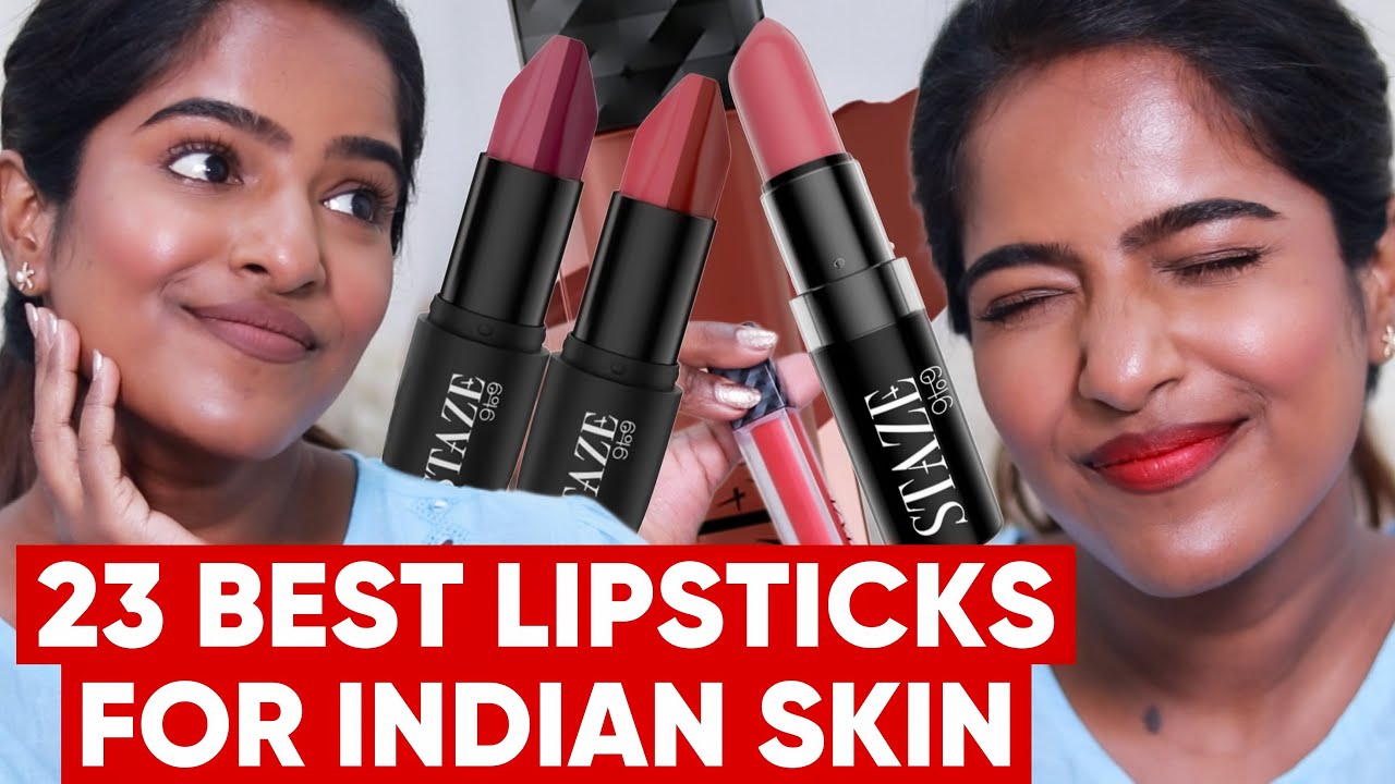 23 Best Lipsticks for Office & College-Wide Range of Collection-With Swatches😍