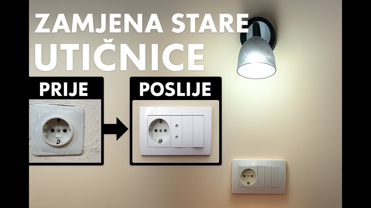 Kako zamijeniti stare utičnice i prekidače za nove modularne *detaljno*