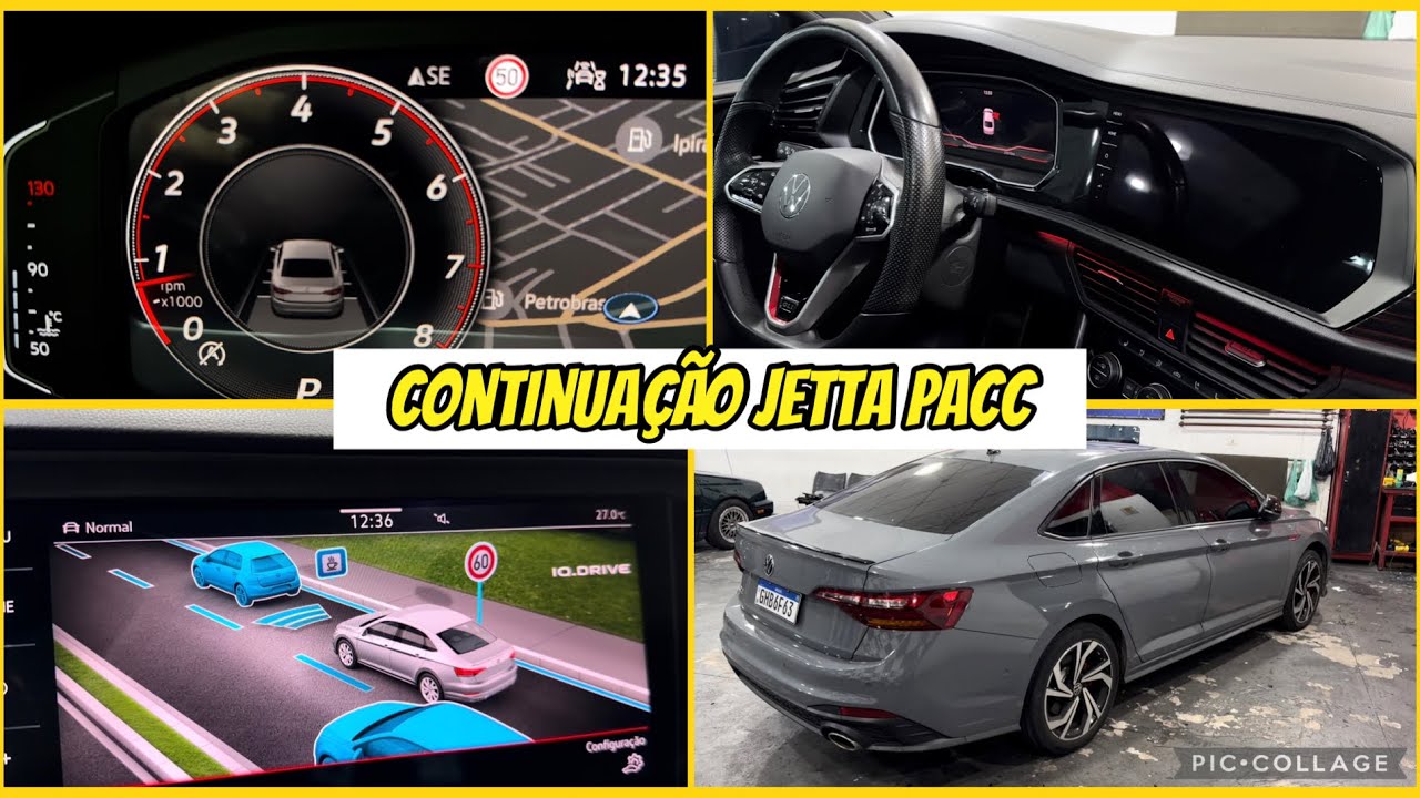 GLI mais top até o momento Mib 3 no painel,carrinho jetta no acc 😍 troca dos faróis do Tcross