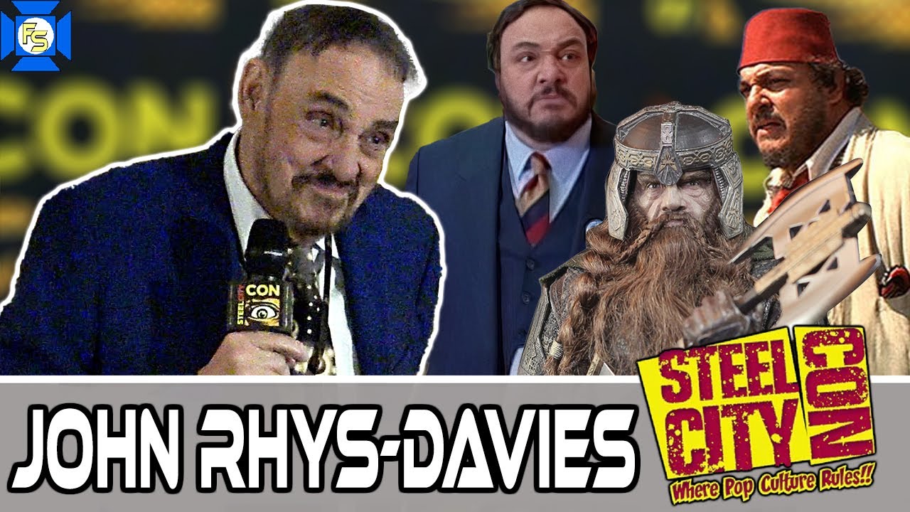 JOHN RHYS-DAVIES LOTR/Raiders Panel – Steel City Con April 2024