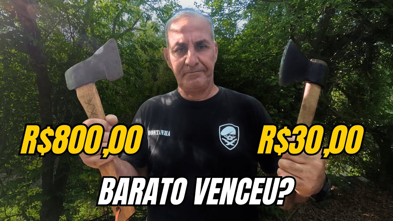 O Machado de R$ 30 Venceu o de R$ 800? Qual deles vale a pena no mato?