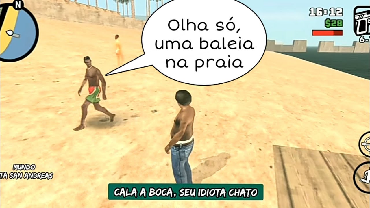 Посмотрите, что говорят NPC, когда CJ толстый: GTA San Andreas