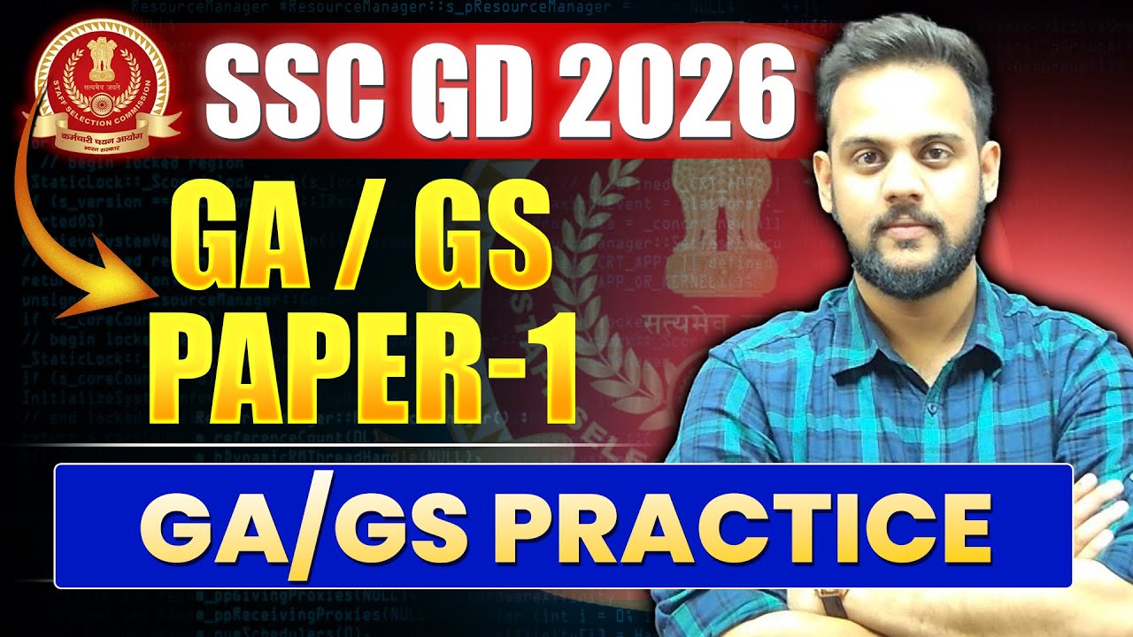 SSC GD GA/GS Class 2026 | Previous Year Questions I GD Reasoning by Shivam SIr