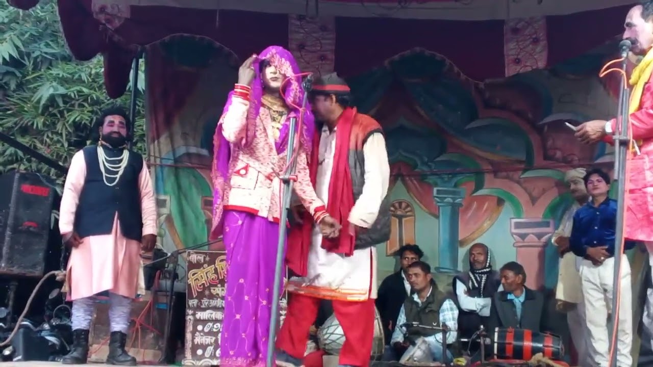 देखिए दोस्तों सुबह की जबरदस्त सीन कृष्ण भान सिंह की नौटंकी बिंदागंज 