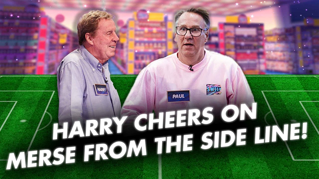 Harry Redknapp cheers on Merse on the Big Sweep! | Supermarket Sweep 2020