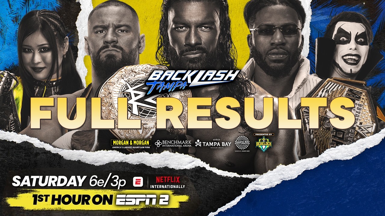 Full WWE Backlash 2026 Results