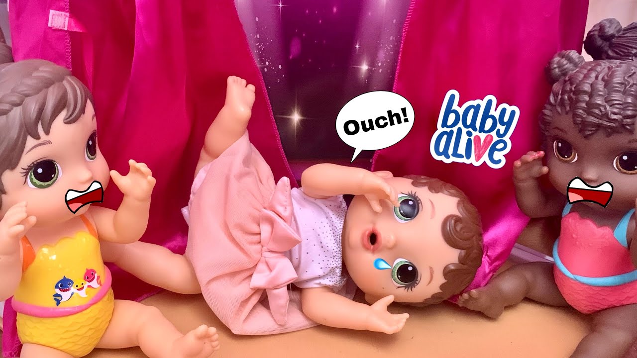 Baby Alive Zoe gets hurt at Dance class! 😢