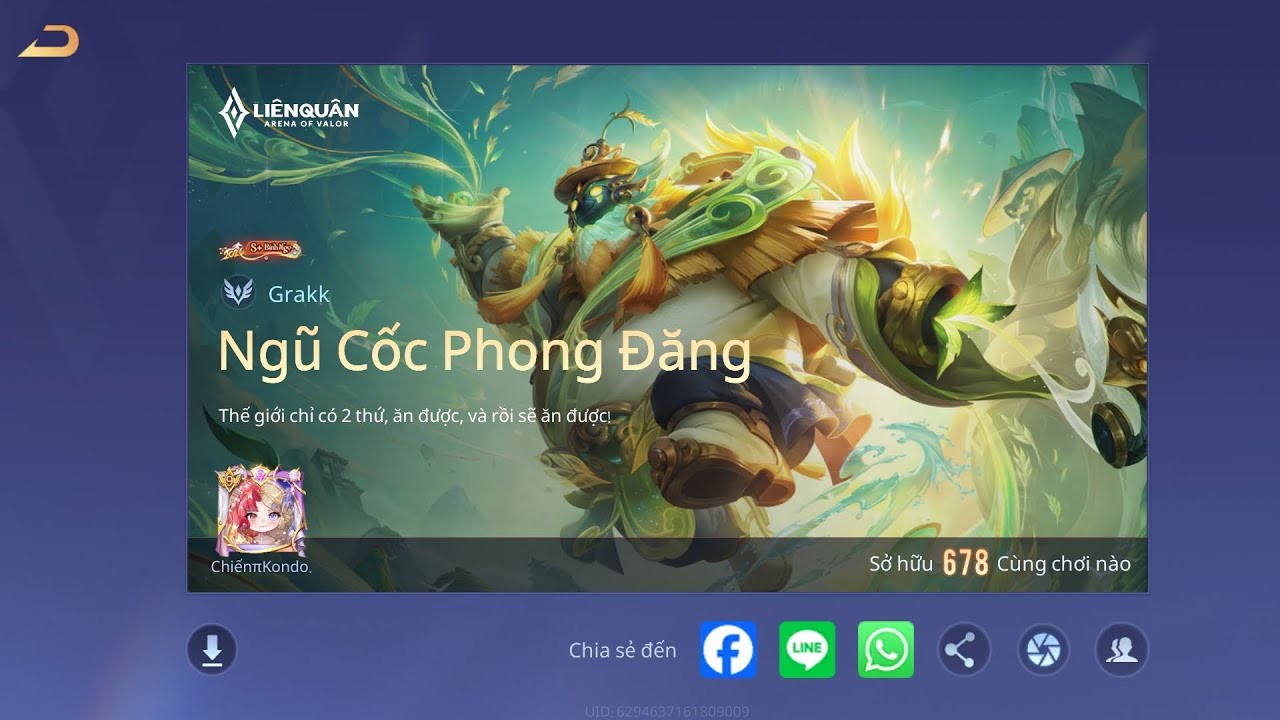 Hiệu ứng Grakk Ngũ Cốc Phong Đăng 🌾