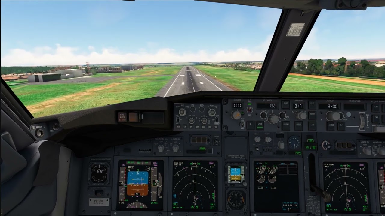 ✈️ Pouso Cockpit - SBPP - PONTA PORÃ - BRASIL