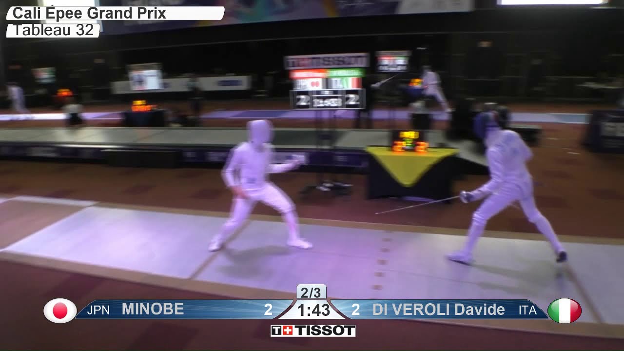 2019 113 T32 04 M E Individual Cali COL GP YELLOW DI VEROLI ITA vs MINOBE JPN