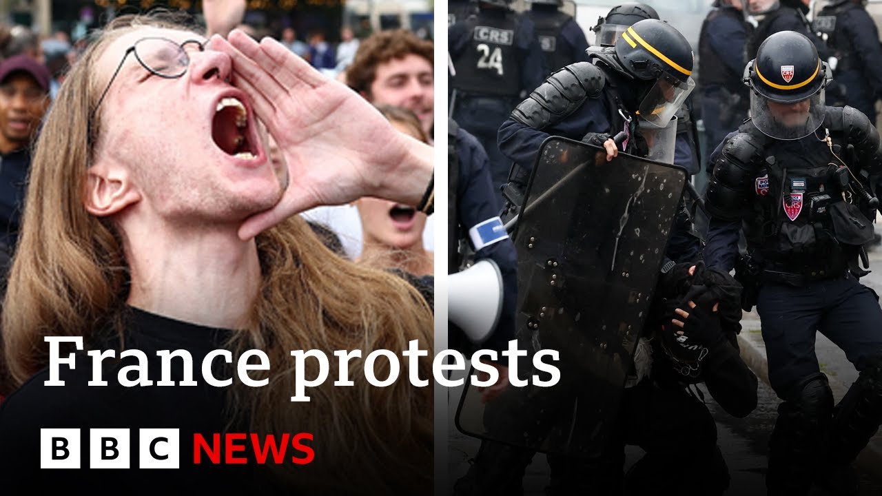 Protests hit France as new PM takes office | BBC News