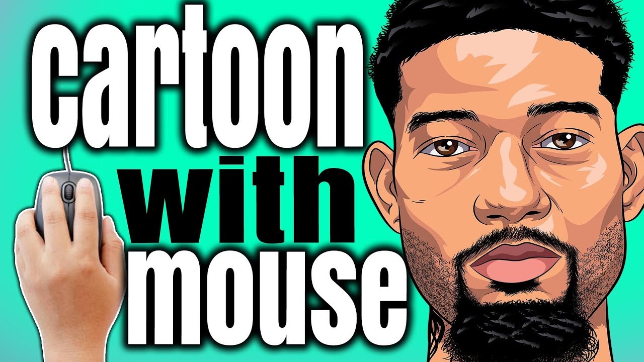 How To Cartoon Yourself With Mouse ( ADOBE ILLUSTRATOR )