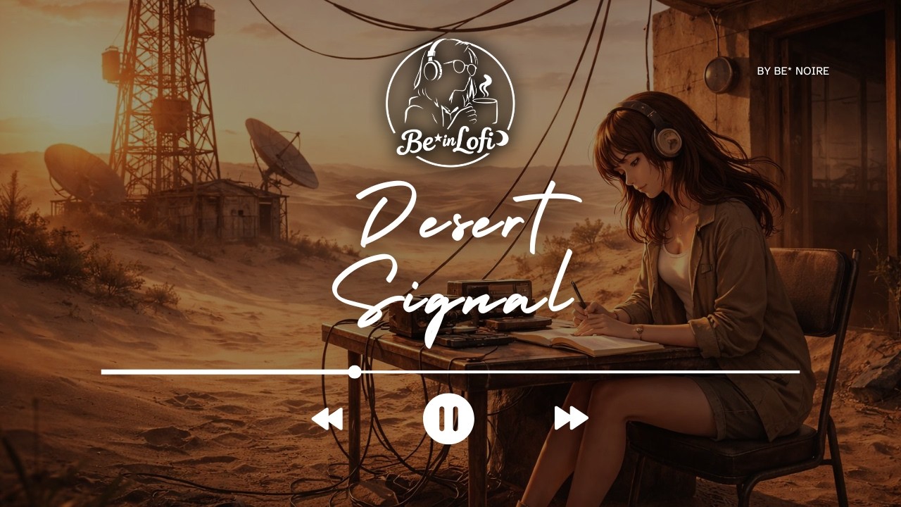 Desert Signal 🌅 | Organic LoFi Beats for Focus & Study • Sunset Chillhop Atmosphere | be* in lofi