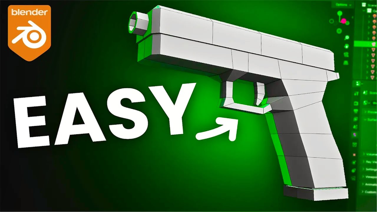 How to make a Glock in Blender!