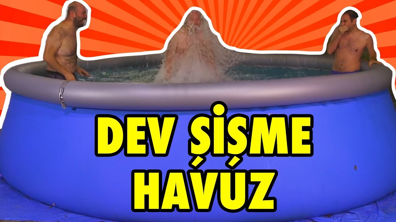 Bah&ccedil;eye 15 Tonluk Şişme Havuz Aldık