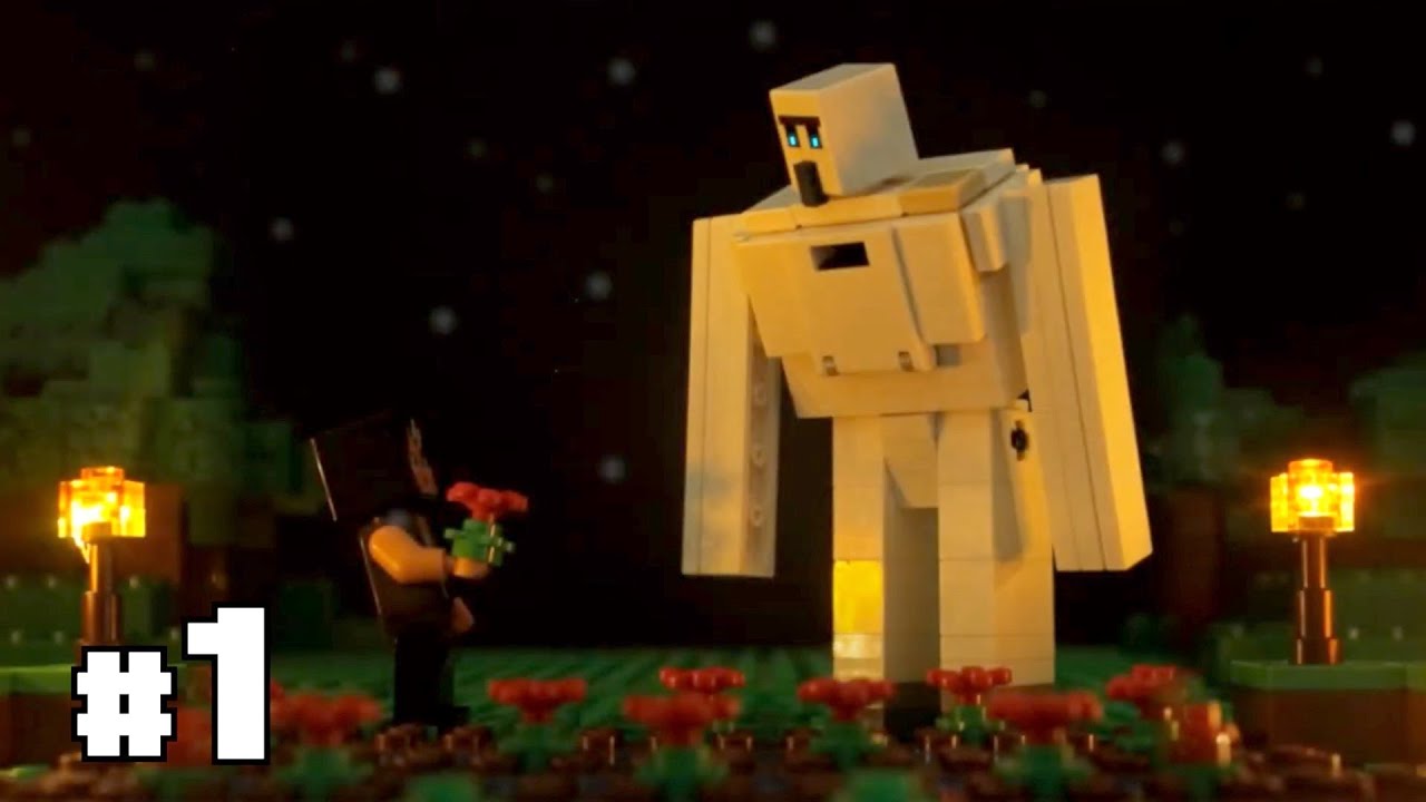 LEGO Minecraft: Ночь Нижнего мира (часть 1) | Покадровая анимация Brickfilm