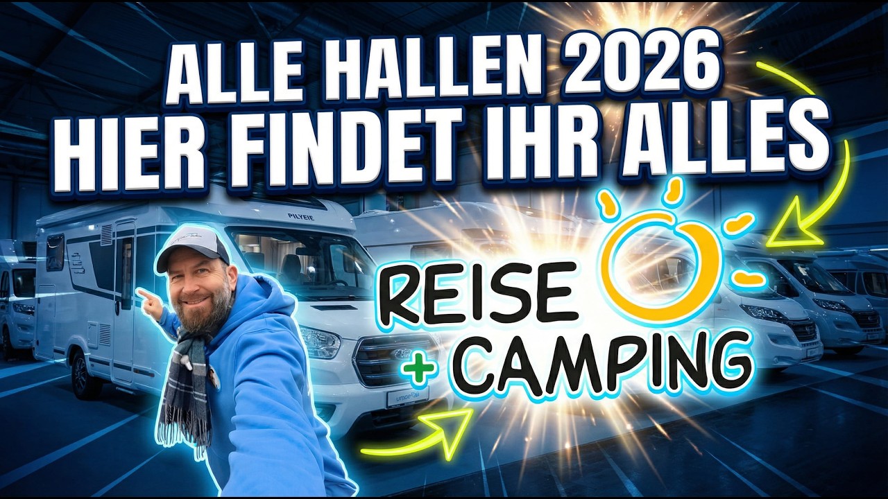 REISE + CAMPING 2026 Rundgang 🔥 Wo steht was? Alle Hallen & Händler im Überblick | Messe Essen Guide