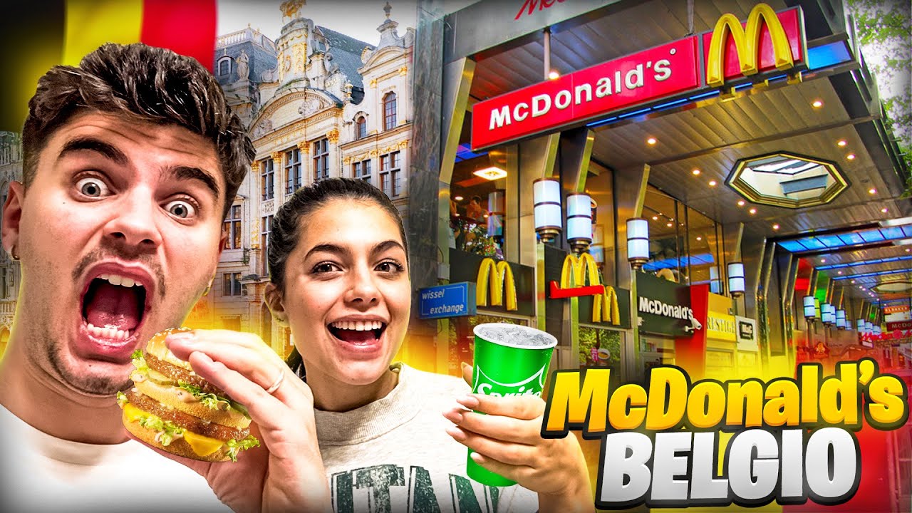 🍔🍟 PROVIAMO IL MCDONALD'S DEL BELGIO! 🇧🇪